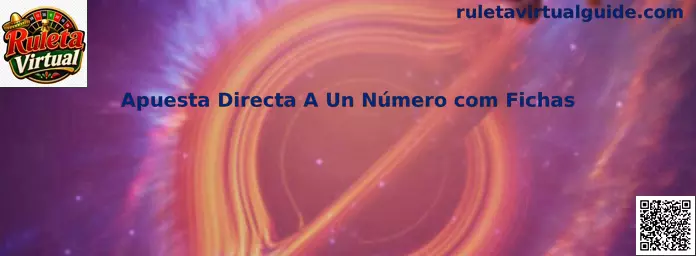 Apuesta Directa A Un Número com Fichas en Ruleta Virtual