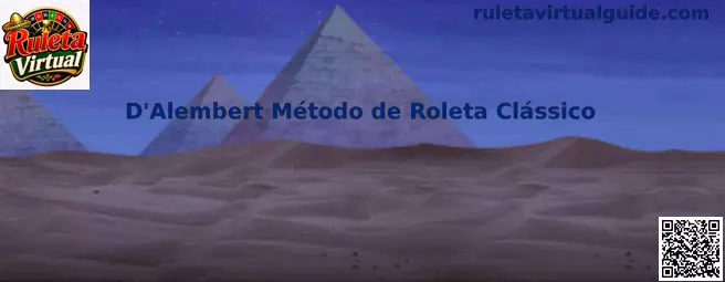 D'Alembert Método de Roleta Clássico en Ruleta Virtual