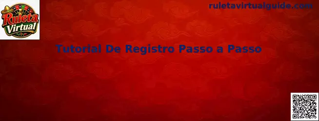 Tutorial De Registro Passo a Passo de Ruleta Virtual