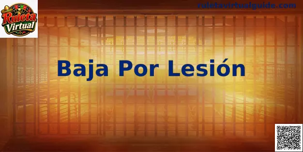 Baja por lesión en apuestas