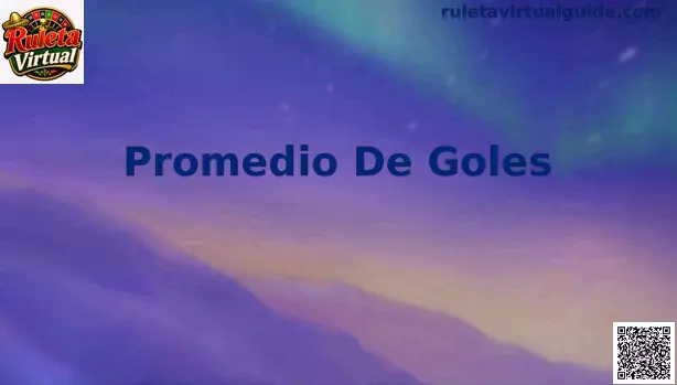 Gráfico estadístico de Promedio De Goles en el fútbol y ruleta virtual
