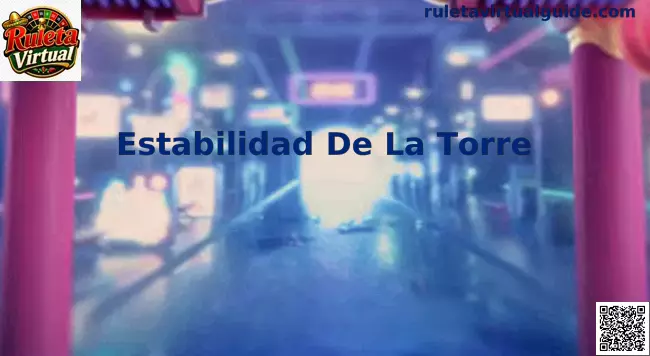 Interfaz de Estabilidad De La Torre en una Ruleta Virtual con bloques equilibrados