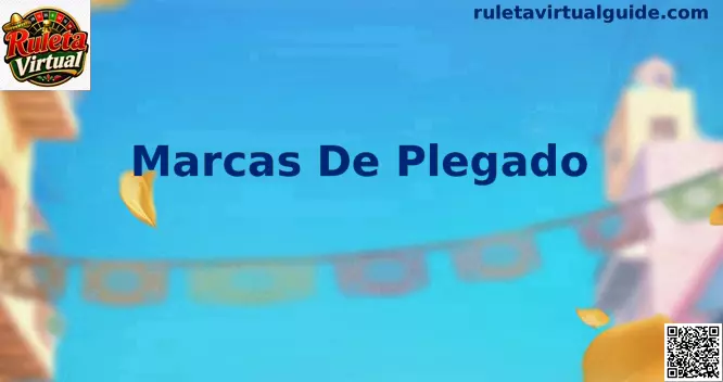 Marcas de plegado en plantillas de ruleta virtual