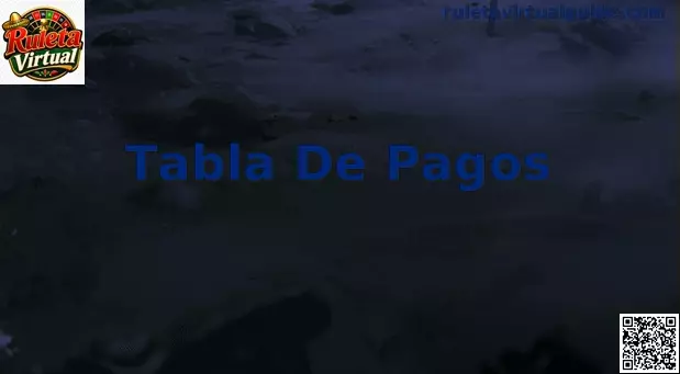 Tabla de pagos ruleta virtual